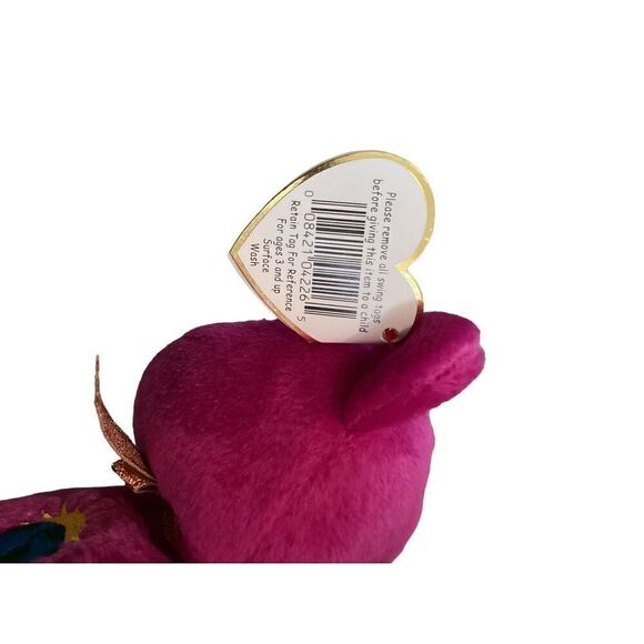 1999 Retired Millenium Bear Ty Beanie Baby Plush Collectible - Picture 5 of 11